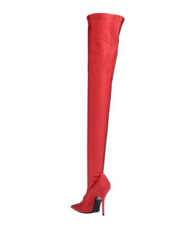 Shop Balenciaga Boots In Red