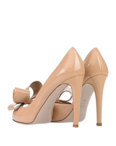 Shop Valentino Pumps In Sand