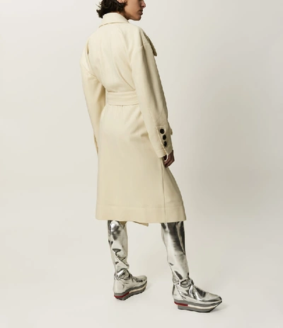 Shop Vivienne Westwood Wilma Coat Ecru