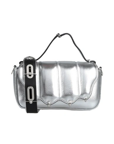 Shop Marco De Vincenzo Handbag In Silver