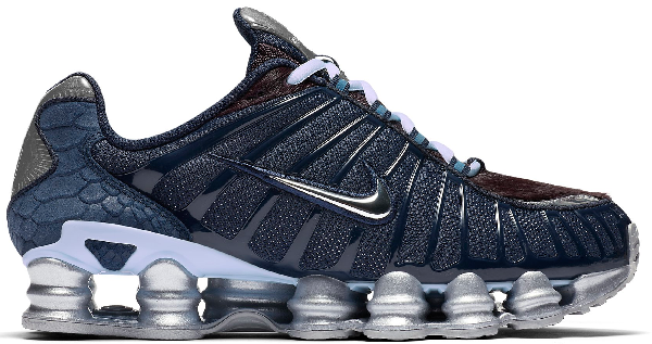 burgundy nike shox