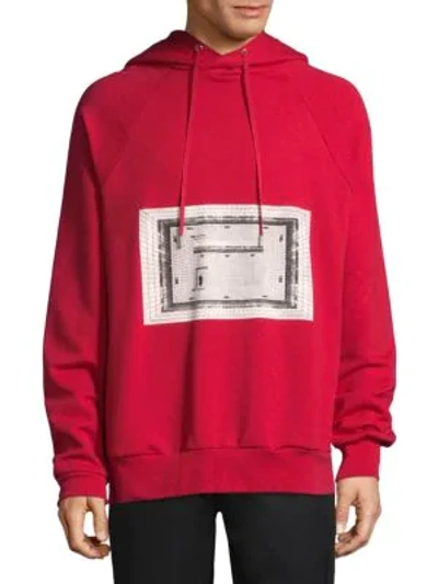 Shop Public School Bobo French Terry Hoodie In Red
