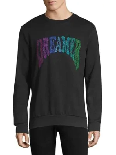 Shop Paul Smith Dreamer Embroidered Sweatshirt In Black
