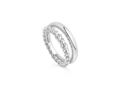 Shop Missoma Silver Radial Ring