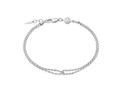 Shop Missoma Double Rope Bracelet Sterling Silver