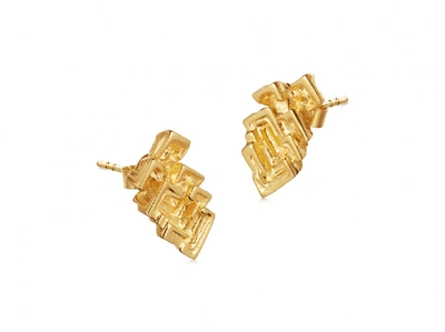 Shop Missoma Gold Medium Bismuth Tellus Studs