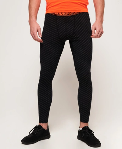 Shop Superdry Active Reflective Leggings In Black