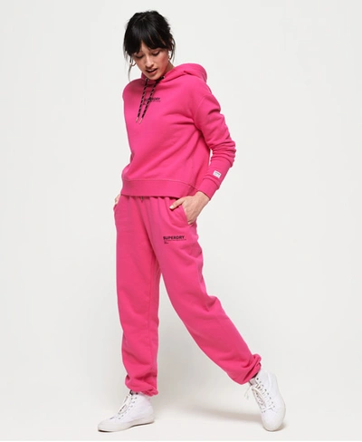 Shop Superdry Elissa Joggers In Pink