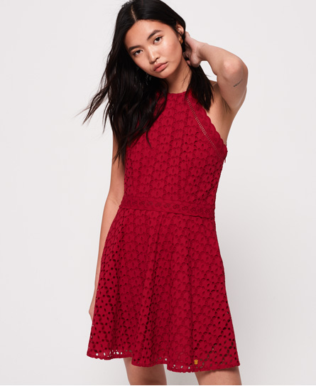 superdry red dress