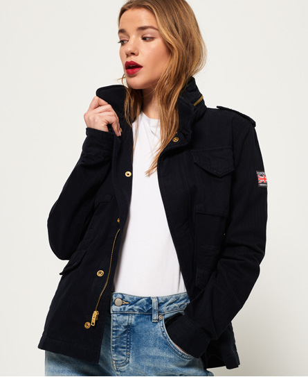 Superdry Rookie Classic Military Jacket In Navy | ModeSens