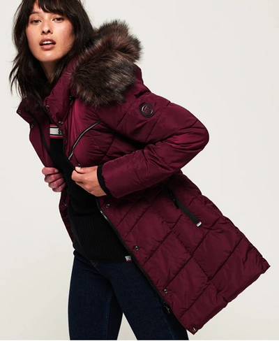 Superdry Glacier Parka Jacket In Purple | ModeSens