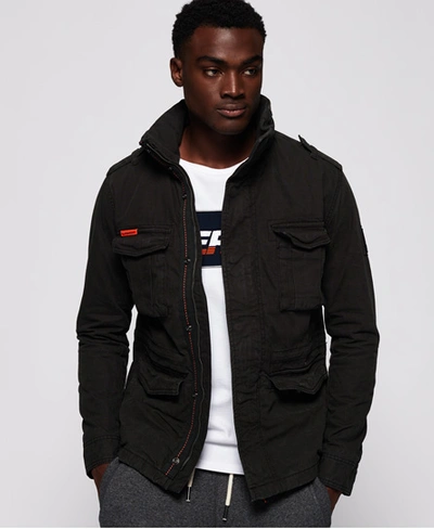 Superdry Classic Rookie Military Jacket In Black | ModeSens