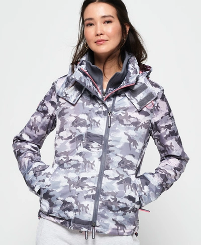 Superdry Arctic Hood Camo Sd-windcheater Jacket In Grey | ModeSens