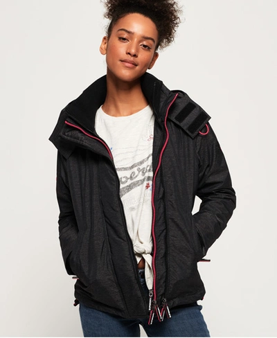 Superdry Arctic Hooded Pop Zip Sd-windcheater Jacket In Dark Grey | ModeSens