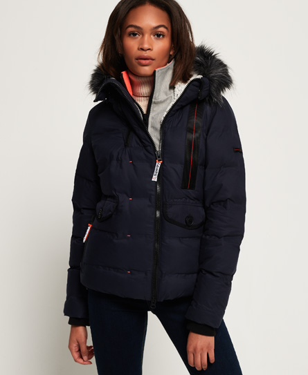 superdry faux fur trimmed parka