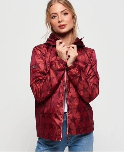 Shop Superdry Rio Jacket In Red