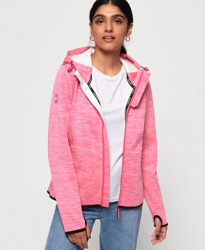 Shop Superdry Prism Hooded Sd-windtrekker Jacket In Pink