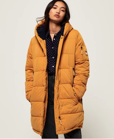 Shop Superdry Sphere Padded Ultimate Jacket In Yellow