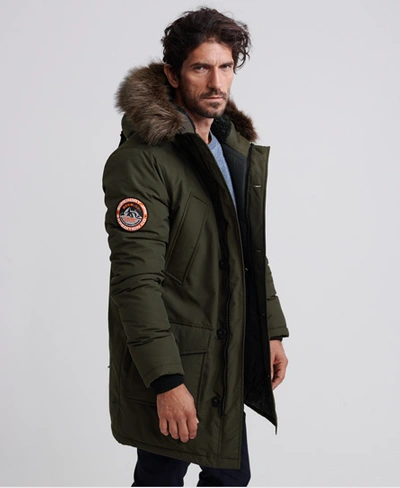 Superdry Men's Everest Parka Jacket Khaki / Army Khaki - Size: S | ModeSens