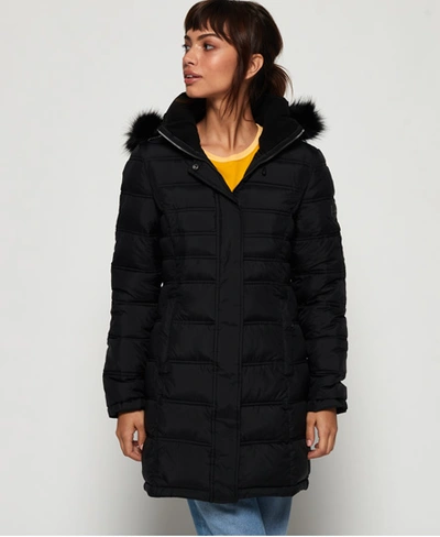 Shop Superdry Mountain Super Fuji Jacket In Black