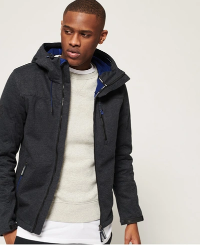 Shop Superdry Hooded Sd-windtrekker Jacket In Dark Grey