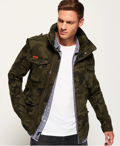 Mens superdry rookie military jacket hot sale