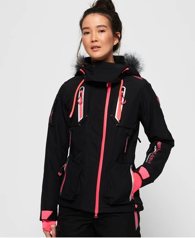 Shop Superdry Ultimate Snow Action Jacket In Black