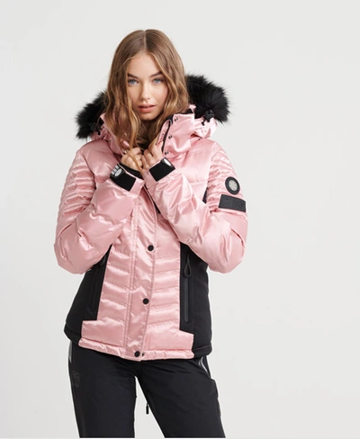 Superdry Luxe Snow Puffer Jacket In Pink | ModeSens