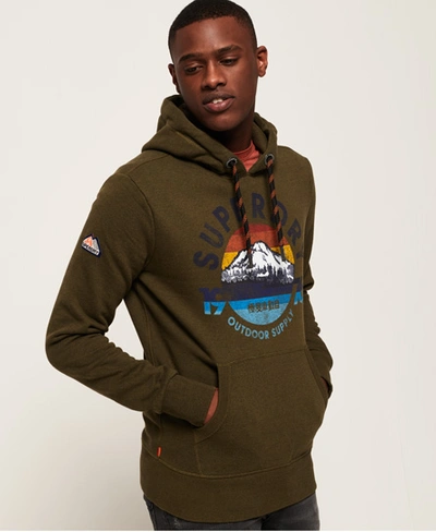 Superdry Mountain Trail Hoodie In Green | ModeSens