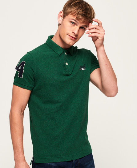 superdry pique polo