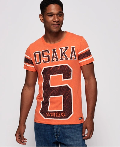 Superdry Osaka 6 Quarter Back T-shirt In Orange | ModeSens