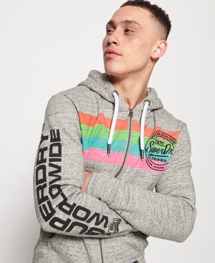 superdry world wide ticket type hoodie