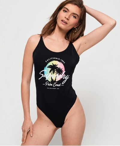 Superdry Badeanzug Mit U-ausschnitt Und Farbverlauf In Black | ModeSens
