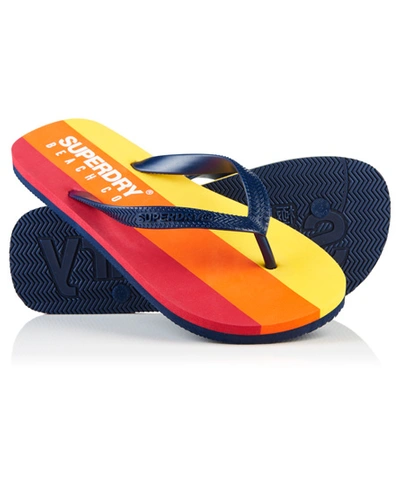 Shop Superdry Sleek Flip Flops In Multiple Colors