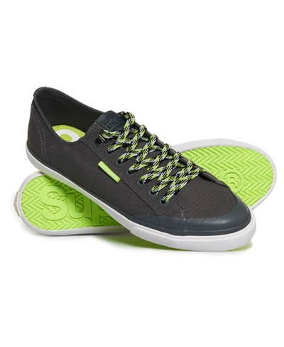 Shop Superdry Low Pro Hiker Sneakers In Grey