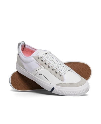 Shop Superdry Men's Skate Classic Low Trainers White Size: 8