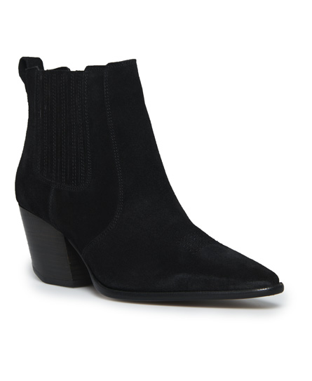 womens black chunky chelsea boots