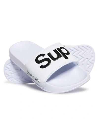 Shop Superdry Badesandalen In White