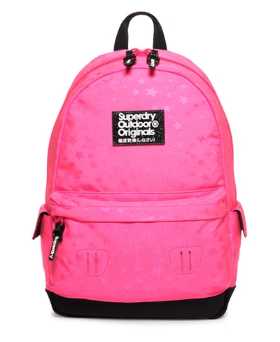 SUPERDRY WOMEN'S STAR JACQUARD MONTANA RUCKSACK PINK SIZE: 1SIZE 215922090003028R007