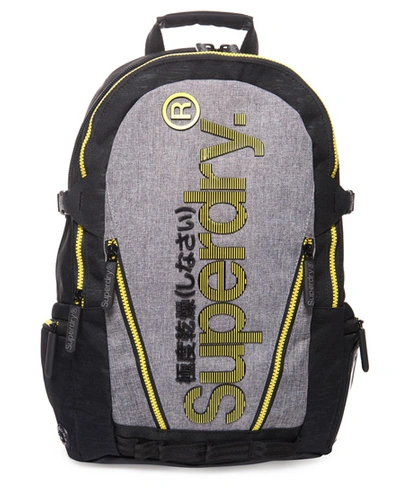 Shop Superdry Monoline Tarp Backpack In Light Grey
