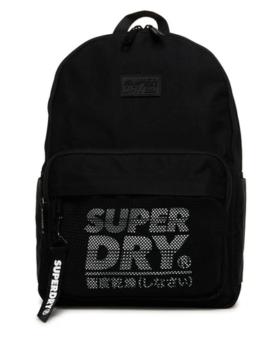 Superdry Mesh Pocket Backpack And Pencil Case In Black | ModeSens