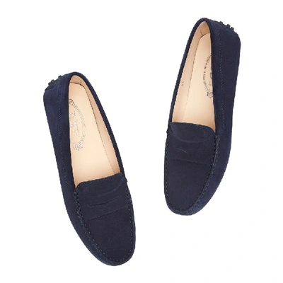 Shop Tod's Gommino Loafer In Navy