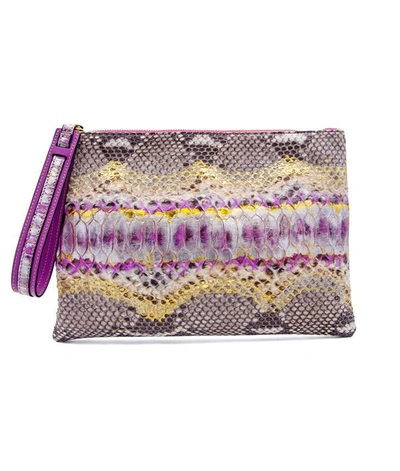 Shop Ximena Kavalekas Avra Zip Pouch - Pink Fusion