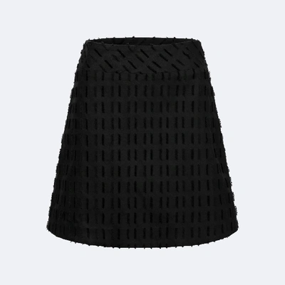 Shop Rallier Black Margaret Skirt