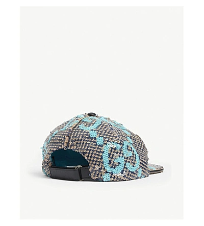 Gucci Sequined GG Baseball Hat