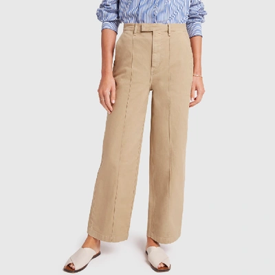 Shop Alex Mill Twill Trousers In Vintage Khaki