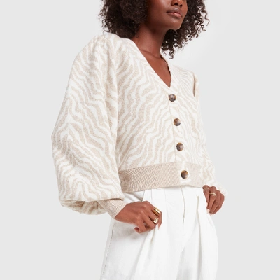 Shop Ulla Johnson Cici Cardigan In Blanc