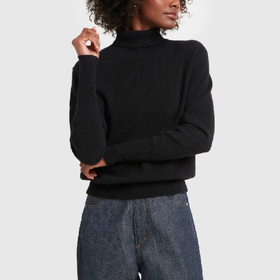 Shop Nili Lotan Cashmere Ralphie Sweater In Black