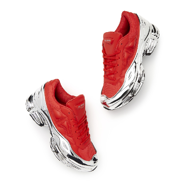 raf simons silver sneakers