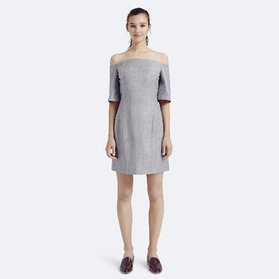 Shop Rallier Graphite Jennifer Dress In Grey